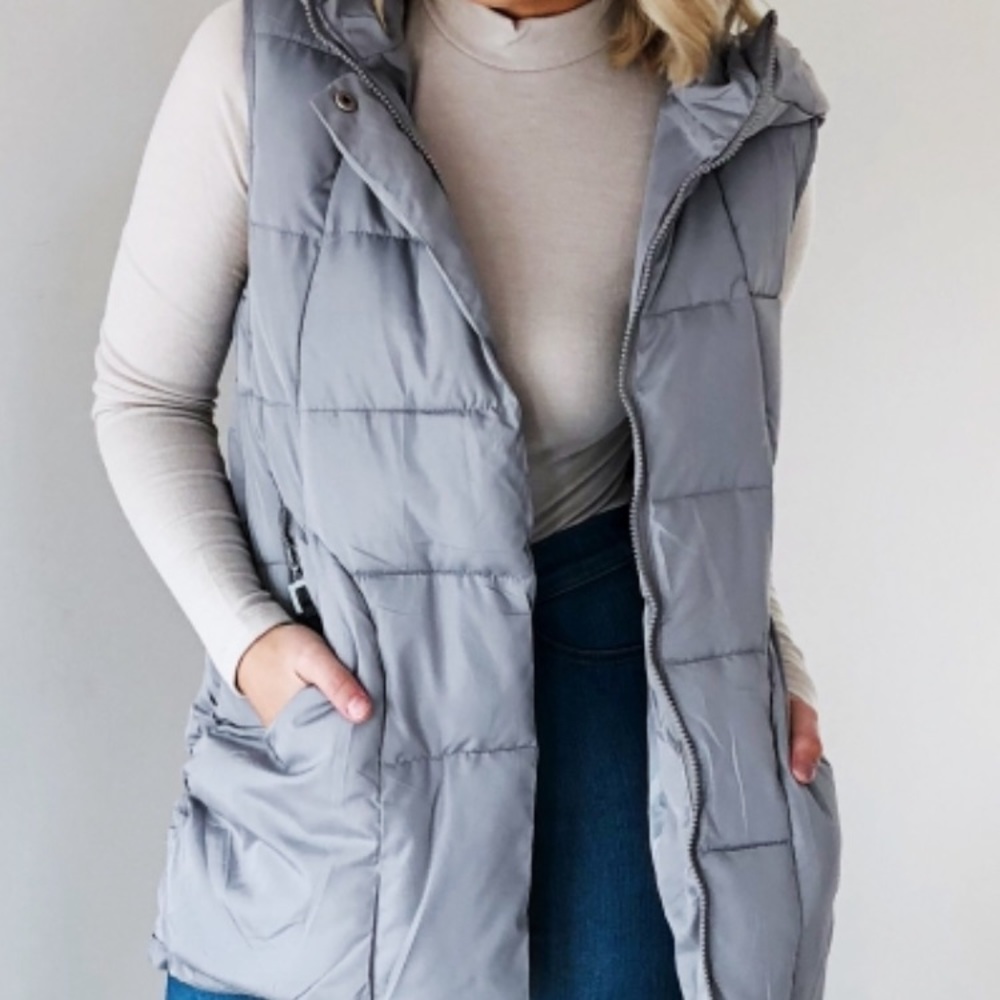 Grey vest from Shop Hopes